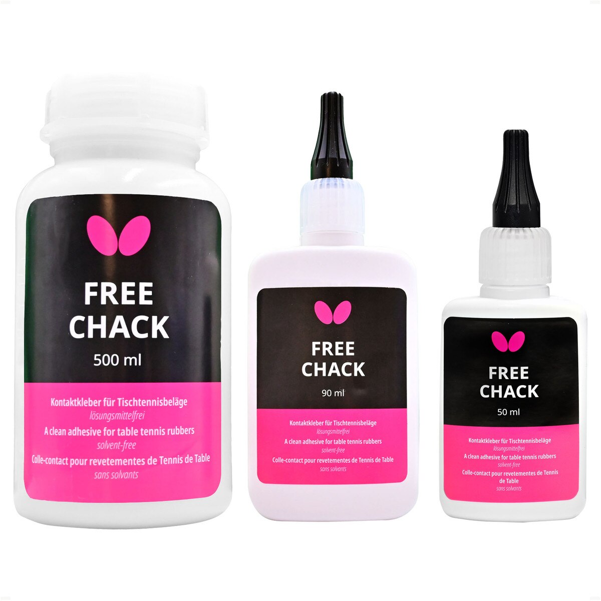 Butterfly Free Chack 50ml, 90ml, 500ml